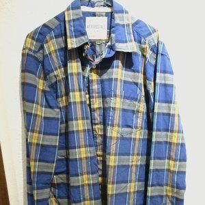 Aeropostale button down blue large